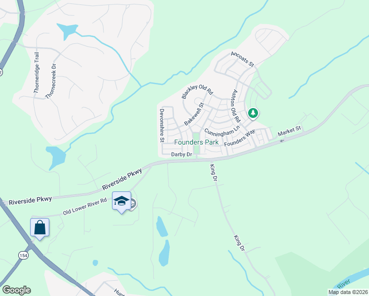 map of restaurants, bars, coffee shops, grocery stores, and more near 9956 Barnsbury Road in Douglasville