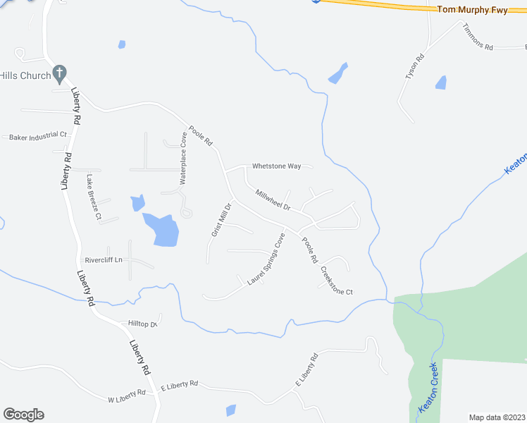 map of restaurants, bars, coffee shops, grocery stores, and more near 9635 Poole Road in Villa Rica