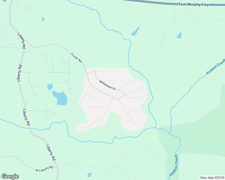 map of restaurants, bars, coffee shops, grocery stores, and more near 154 Millwheel Drive in Villa Rica