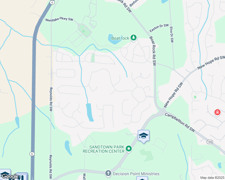 map of restaurants, bars, coffee shops, grocery stores, and more near 5170 Stone Croft Trail in Atlanta