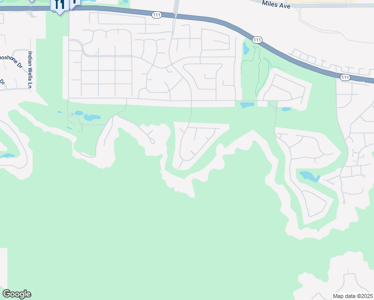 map of restaurants, bars, coffee shops, grocery stores, and more near 46428 War Bonnet Circle in Indian Wells
