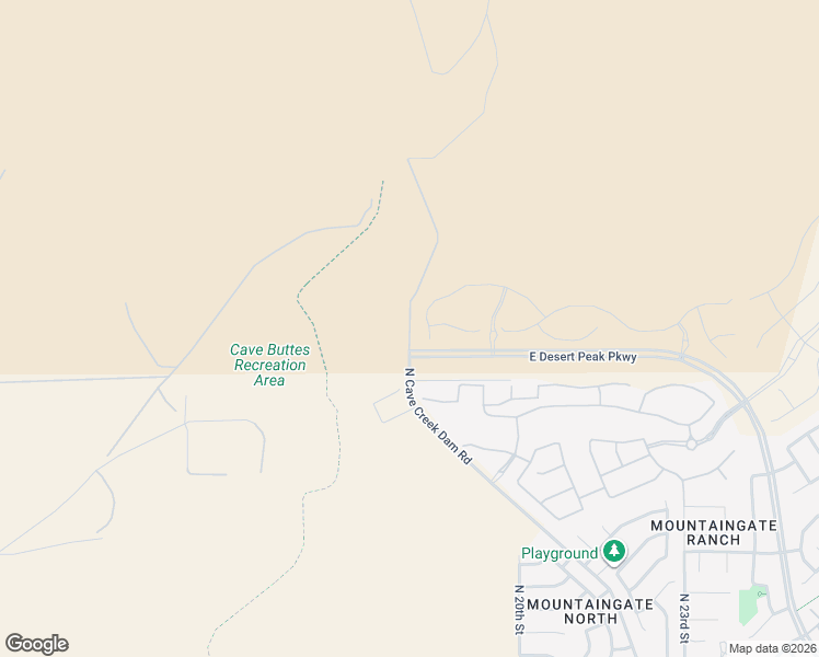 map of restaurants, bars, coffee shops, grocery stores, and more near North Cave Creek Dam Road in Phoenix