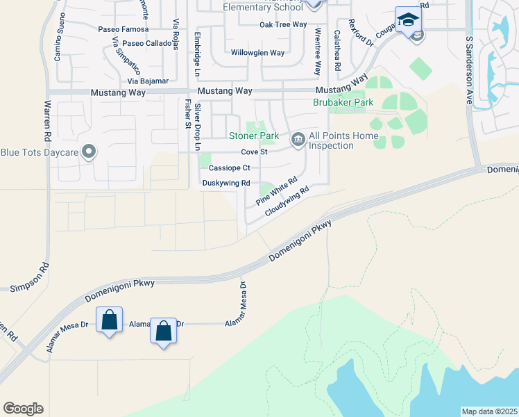 map of restaurants, bars, coffee shops, grocery stores, and more near 4555 Pine White Road in Hemet