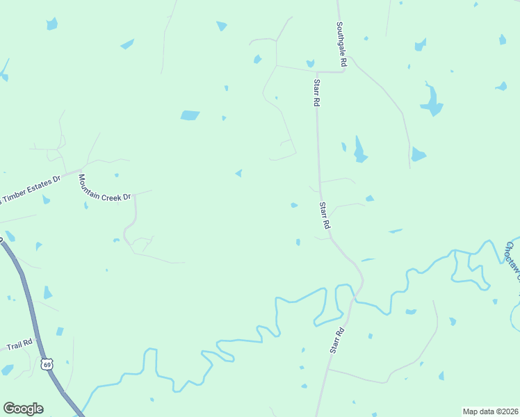 map of restaurants, bars, coffee shops, grocery stores, and more near 1549 Starr Road in Denison