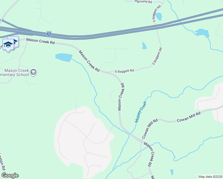 map of restaurants, bars, coffee shops, grocery stores, and more near 7437 Mason Falls Court in Winston