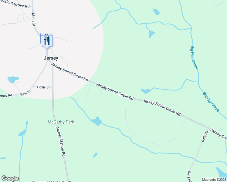 map of restaurants, bars, coffee shops, grocery stores, and more near 1409 Jersey Social Circle Road in Covington
