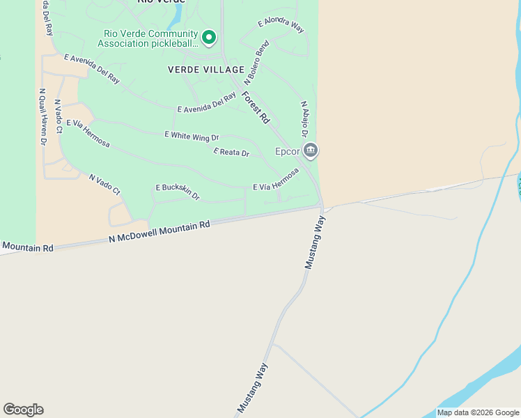 map of restaurants, bars, coffee shops, grocery stores, and more near 24918 White Wing Drive in Rio Verde