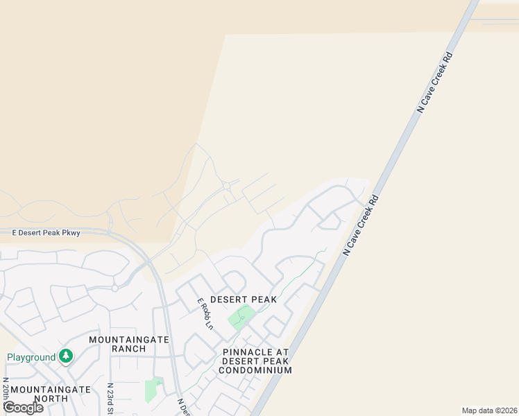 map of restaurants, bars, coffee shops, grocery stores, and more near 24714 North 27th Place in Phoenix