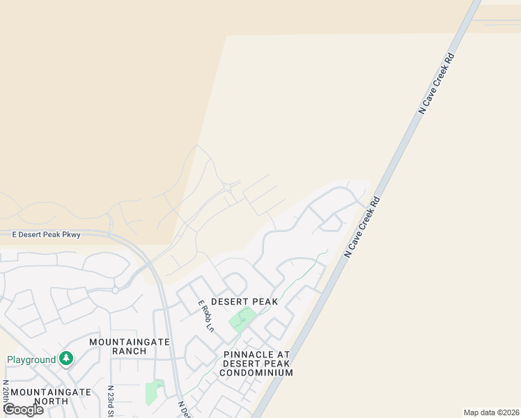 map of restaurants, bars, coffee shops, grocery stores, and more near 24714 North 27th Place in Phoenix