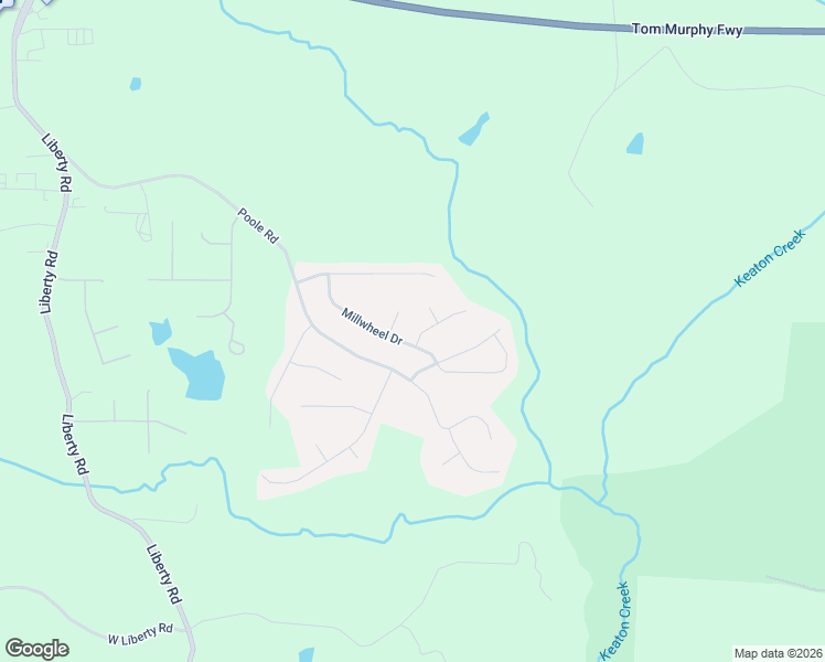 map of restaurants, bars, coffee shops, grocery stores, and more near 103 Millstream Ridge in Villa Rica