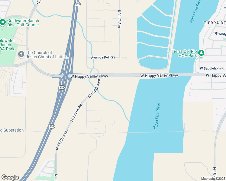 map of restaurants, bars, coffee shops, grocery stores, and more near North 115th Avenue in Maricopa County
