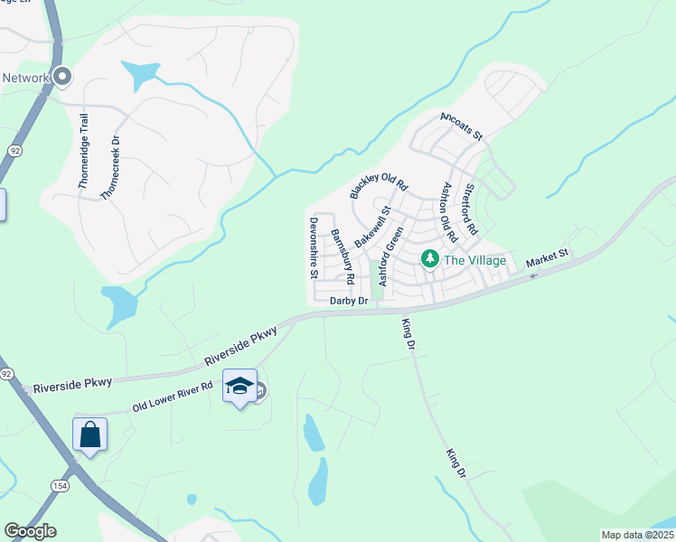 map of restaurants, bars, coffee shops, grocery stores, and more near 3278 Shakerley Park Court in Douglasville