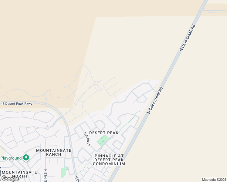 map of restaurants, bars, coffee shops, grocery stores, and more near 24714 North 27th Place in Phoenix