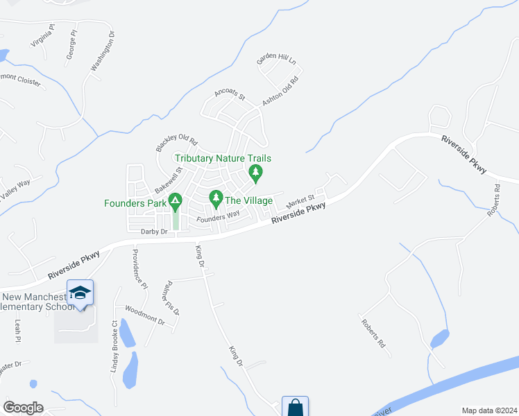 map of restaurants, bars, coffee shops, grocery stores, and more near 9968 Ashton Old Road in Douglasville