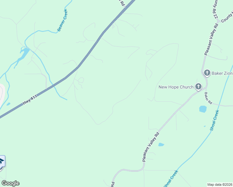 map of restaurants, bars, coffee shops, grocery stores, and more near 845 Moore Road in Springville