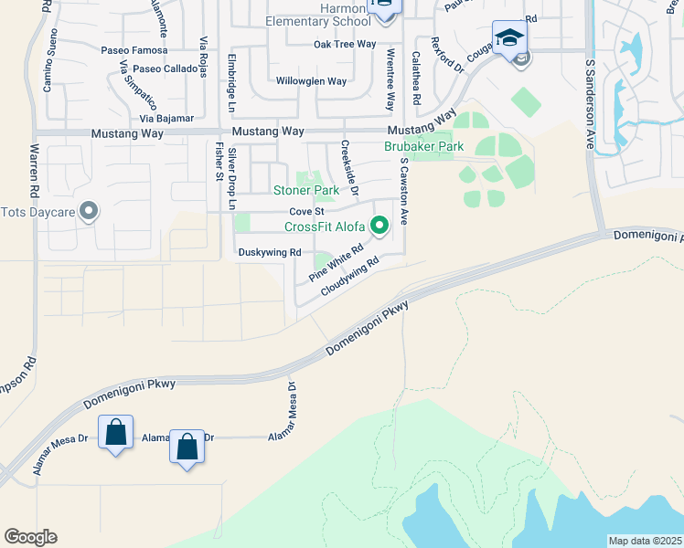 map of restaurants, bars, coffee shops, grocery stores, and more near 4390 Cloudywing Road in Hemet