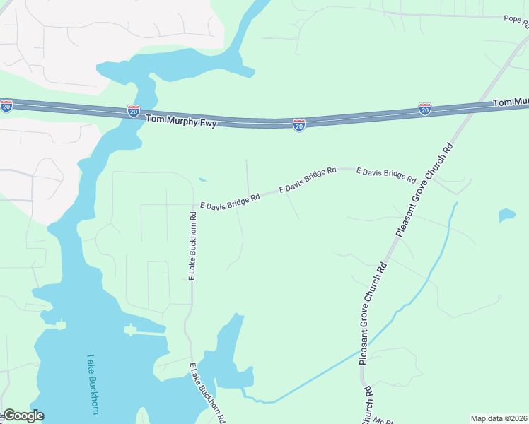 map of restaurants, bars, coffee shops, grocery stores, and more near 312 East Davis Bridge Road in Villa Rica