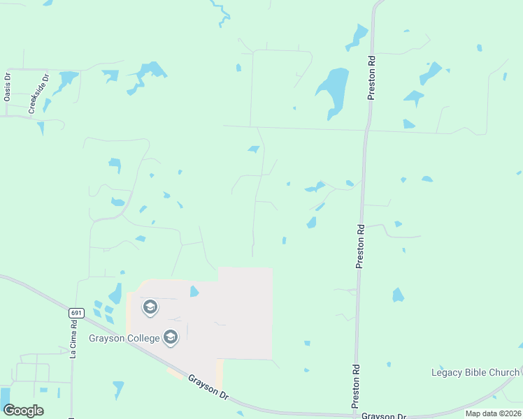 map of restaurants, bars, coffee shops, grocery stores, and more near 266 Mourning Dove Lane in Denison