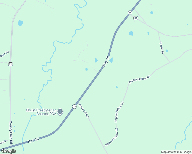 map of restaurants, bars, coffee shops, grocery stores, and more near 2085 Alabama 18 in Sulligent