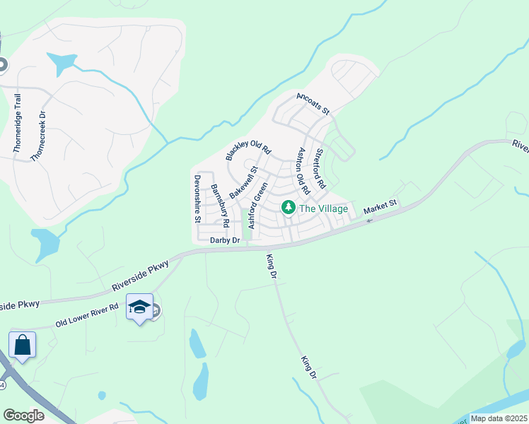 map of restaurants, bars, coffee shops, grocery stores, and more near 3133 Cunningham Lane in Douglasville