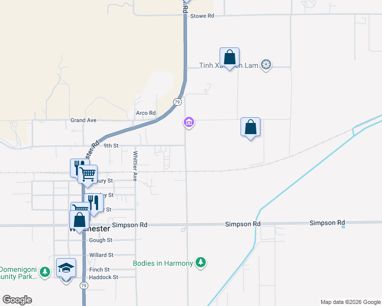 map of restaurants, bars, coffee shops, grocery stores, and more near 28160 Patterson Avenue in Winchester
