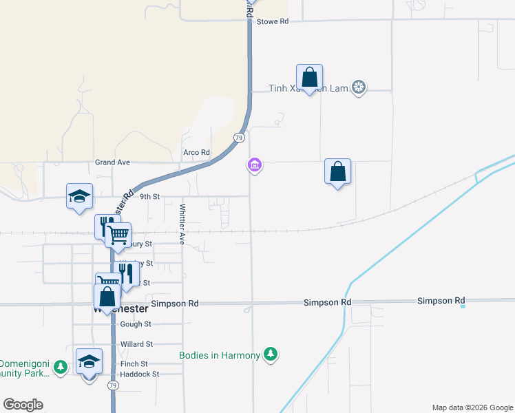 map of restaurants, bars, coffee shops, grocery stores, and more near 28160 Patterson Avenue in Winchester