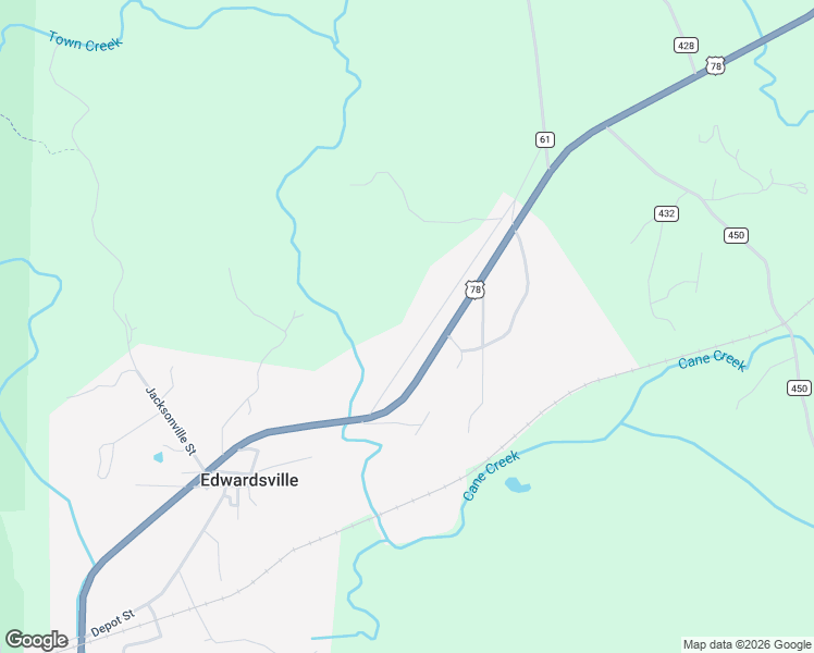 map of restaurants, bars, coffee shops, grocery stores, and more near 11727 U.S. 78 in Fruithurst