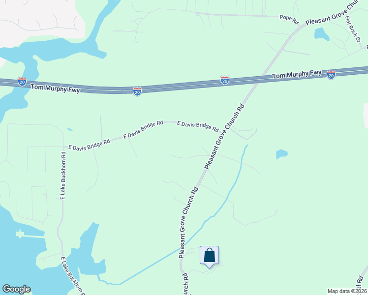 map of restaurants, bars, coffee shops, grocery stores, and more near 2401 Pleasant Grove Church Road in Villa Rica
