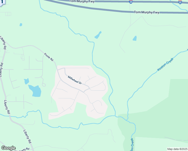 map of restaurants, bars, coffee shops, grocery stores, and more near 205 Millstream Ridge in Villa Rica