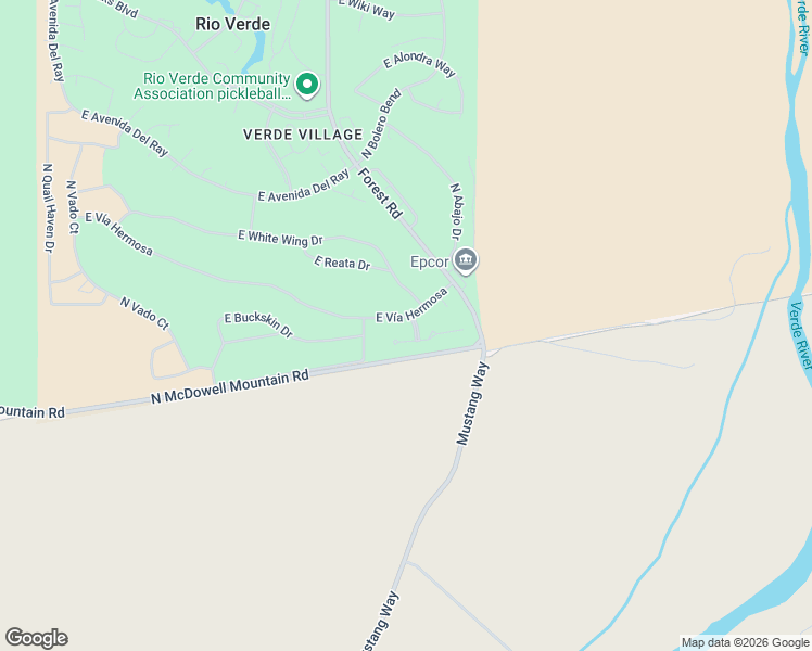 map of restaurants, bars, coffee shops, grocery stores, and more near 24918 White Wing Drive in Rio Verde