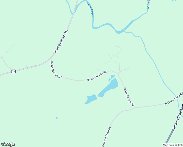 map of restaurants, bars, coffee shops, grocery stores, and more near 657 Bailey Springs Road in Ohatchee