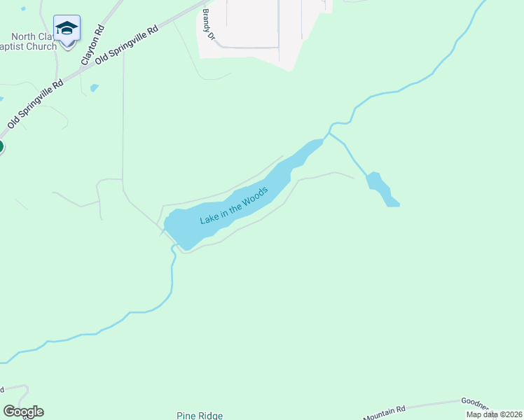 map of restaurants, bars, coffee shops, grocery stores, and more near 7601 Lake in the Woods Road in Trussville