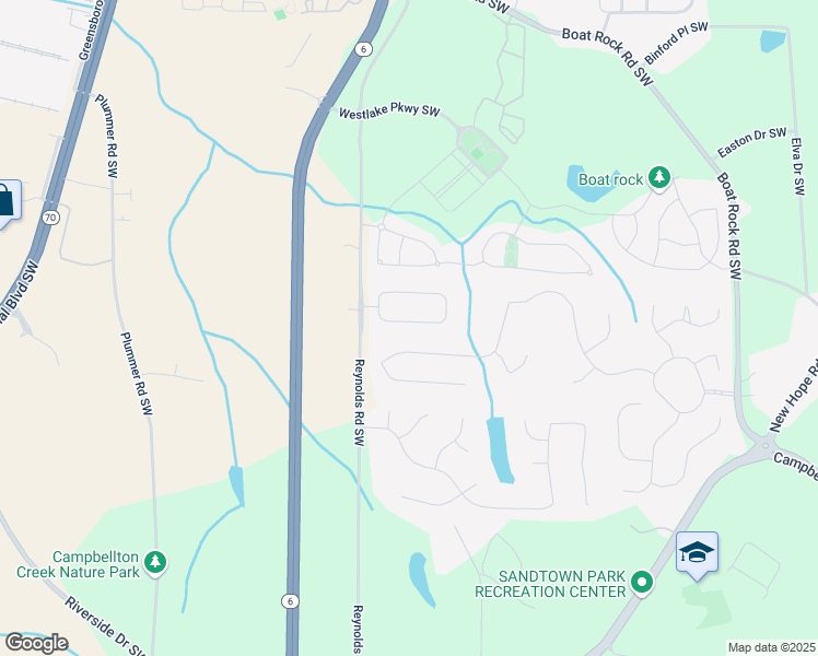 map of restaurants, bars, coffee shops, grocery stores, and more near 5617 Casablanca Lane in Atlanta