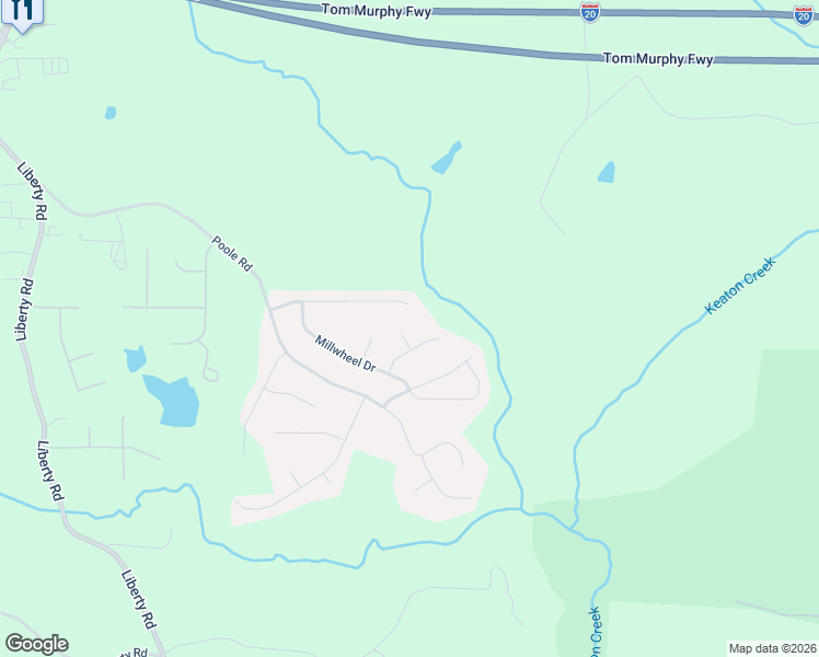 map of restaurants, bars, coffee shops, grocery stores, and more near 103 Rocky Branch Way in Villa Rica