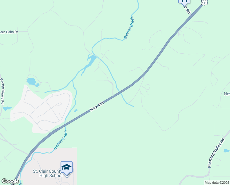 map of restaurants, bars, coffee shops, grocery stores, and more near 30 Meadows Drive in Springville