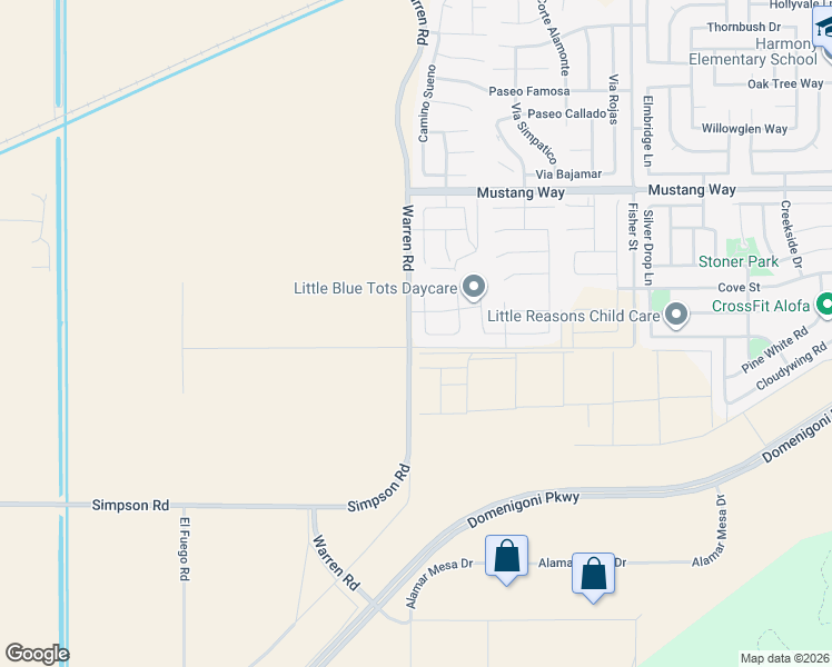 map of restaurants, bars, coffee shops, grocery stores, and more near 1987 Rodeo Drive in Hemet