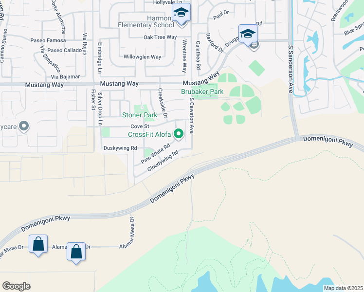 map of restaurants, bars, coffee shops, grocery stores, and more near 4210 Cloudywing Road in Hemet