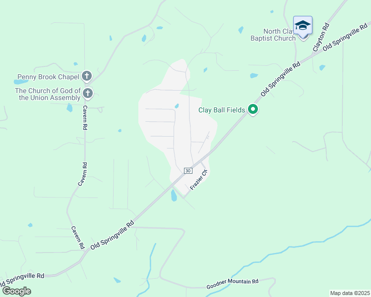 map of restaurants, bars, coffee shops, grocery stores, and more near 7321 Whitney Drive in Pinson
