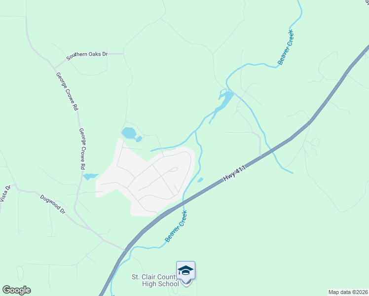 map of restaurants, bars, coffee shops, grocery stores, and more near 745 Clover in Springville
