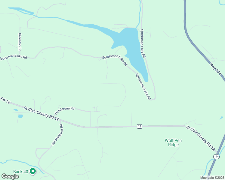 map of restaurants, bars, coffee shops, grocery stores, and more near 561 Henderson Road in Odenville
