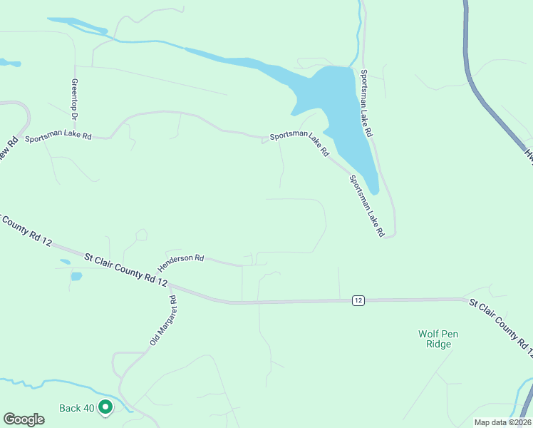 map of restaurants, bars, coffee shops, grocery stores, and more near 485 Henderson Road in Odenville