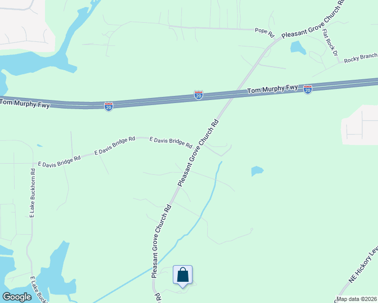 map of restaurants, bars, coffee shops, grocery stores, and more near 2401 Pleasant Grove Church Road in Villa Rica