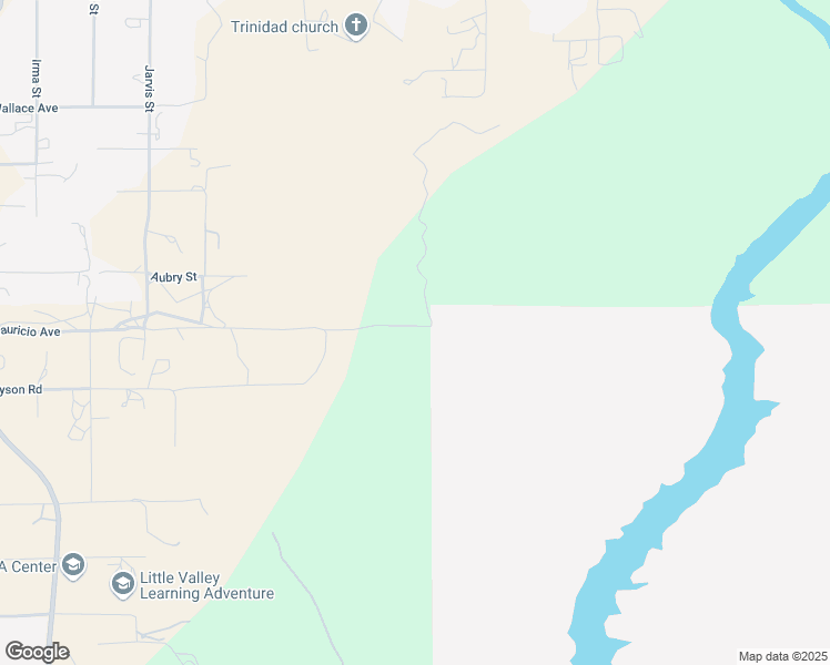 map of restaurants, bars, coffee shops, grocery stores, and more near Mauricio Avenue in Perris