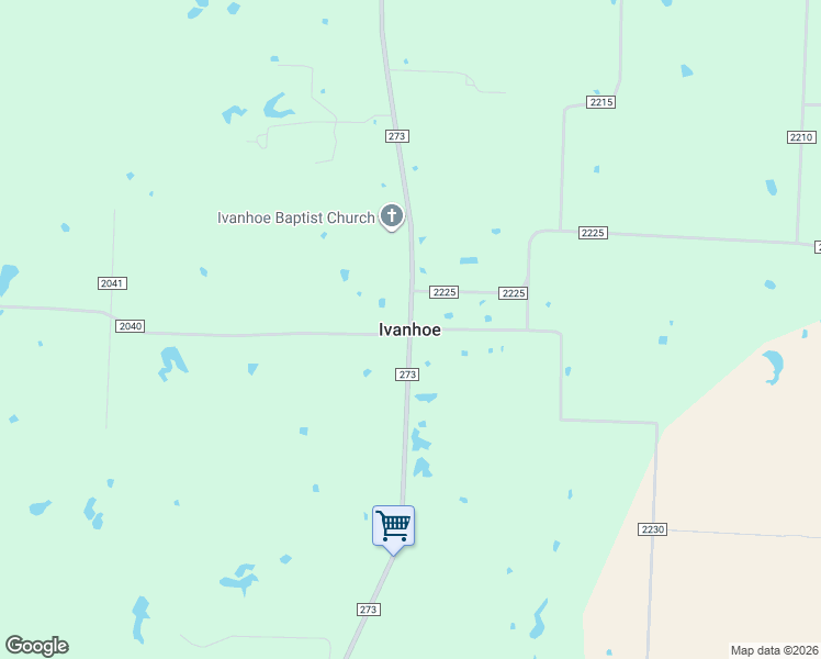 map of restaurants, bars, coffee shops, grocery stores, and more near in Ivanhoe