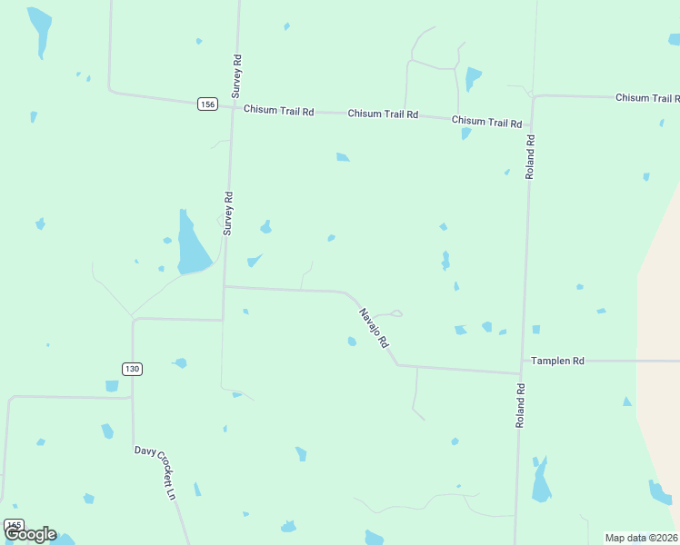 map of restaurants, bars, coffee shops, grocery stores, and more near 595 Navajo Road in Whitesboro