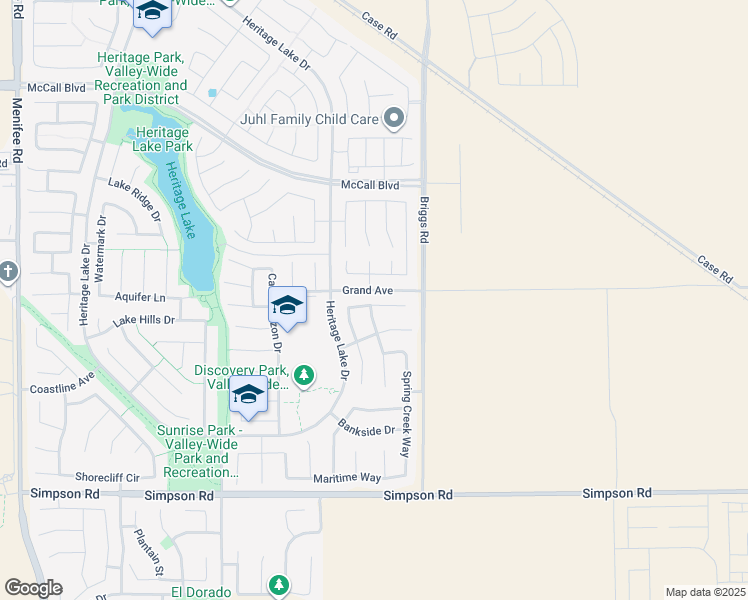 map of restaurants, bars, coffee shops, grocery stores, and more near 29870 Boathouse Cove in Menifee