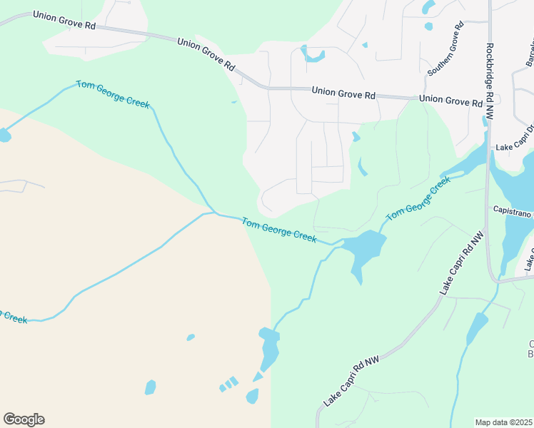 map of restaurants, bars, coffee shops, grocery stores, and more near 7698 Hansel Lane in Lithonia