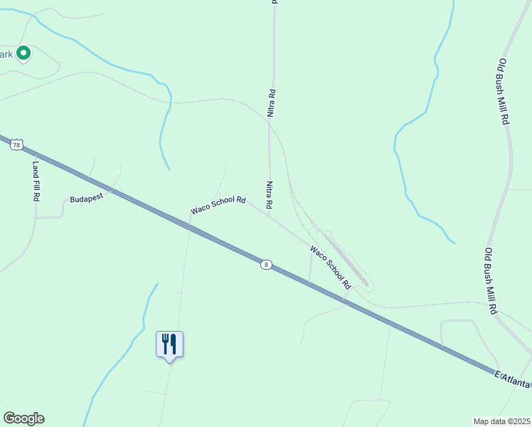 map of restaurants, bars, coffee shops, grocery stores, and more near 0 Nitra Road in Bremen