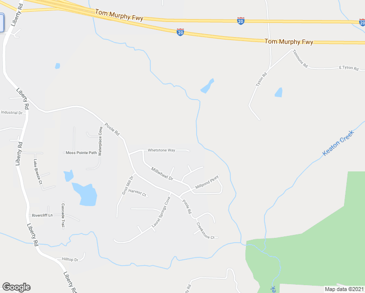 map of restaurants, bars, coffee shops, grocery stores, and more near 173 Whetstone Way in Villa Rica