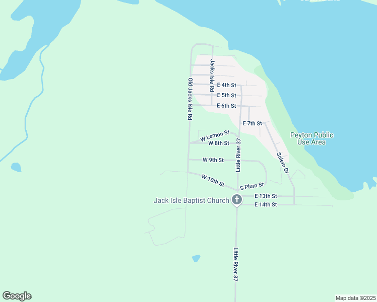 map of restaurants, bars, coffee shops, grocery stores, and more near 616 Old Jacks Isle Road in Ashdown